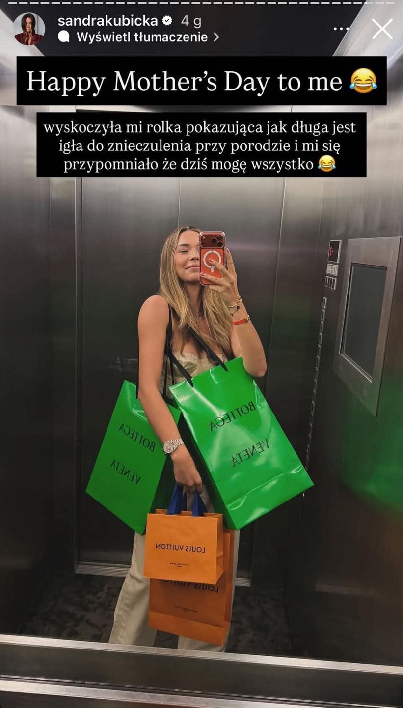 Sandra Kubicka uczciła Dzień Matki na swój sposób