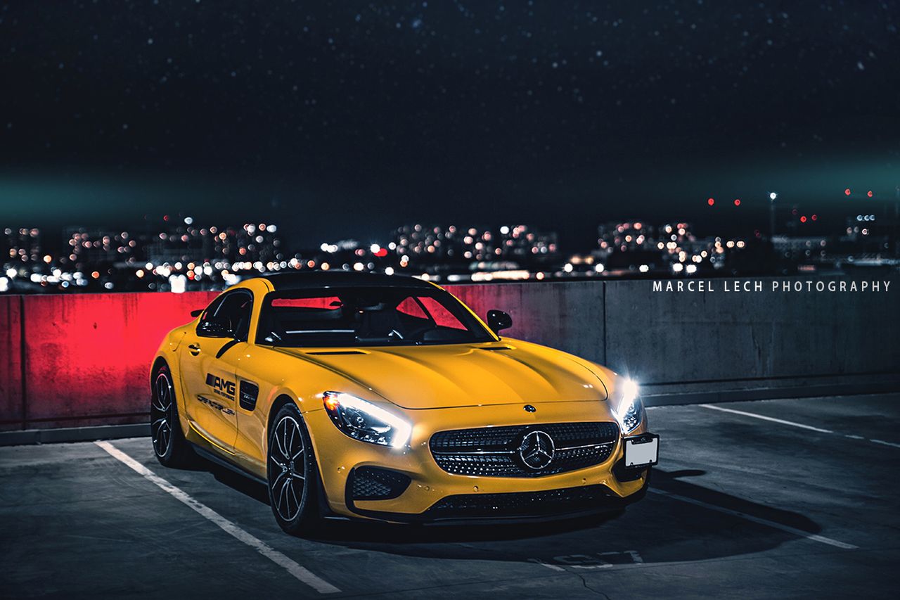 Mercedes-AMG GT z lakierem Solarbeam Yellow