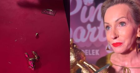 Drama Roku przez nagrodę za Dramę Roku: Paulina Smaszcz ROZBIŁA statuetkę na czerwonym dywanie Pudelek Pink Party!