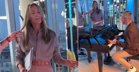 Małgorzata Rozenek zaśpiewała w studiu "Dzień Dobry TVN". Internauci krótko: "CO ZA WYCIE" (WIDEO)