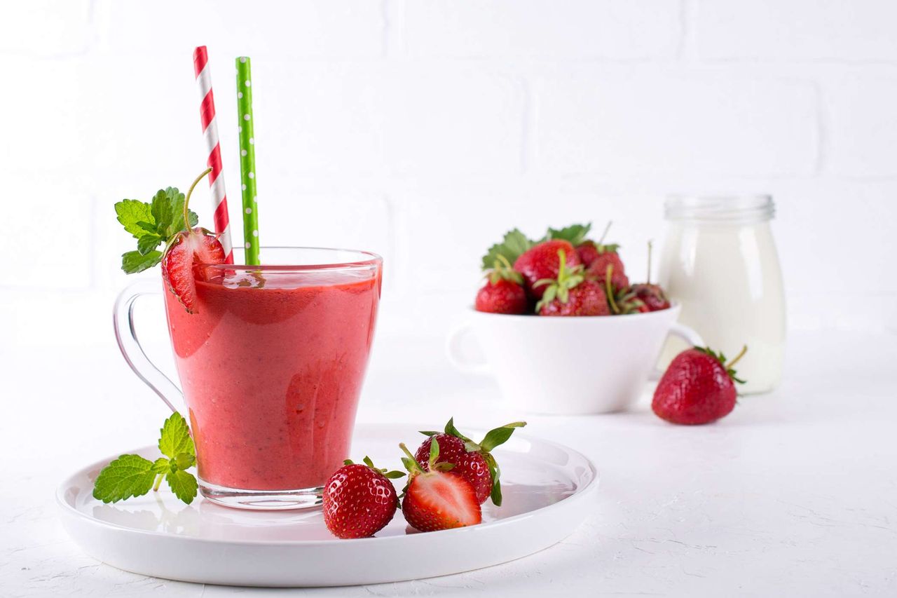 Truskawkowe smoothie – szybka i zdrowa przekąska