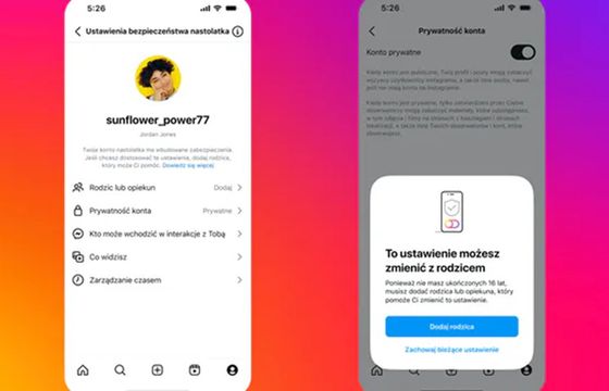 Ważne zmiany w kontach nastolatków na Instagramie