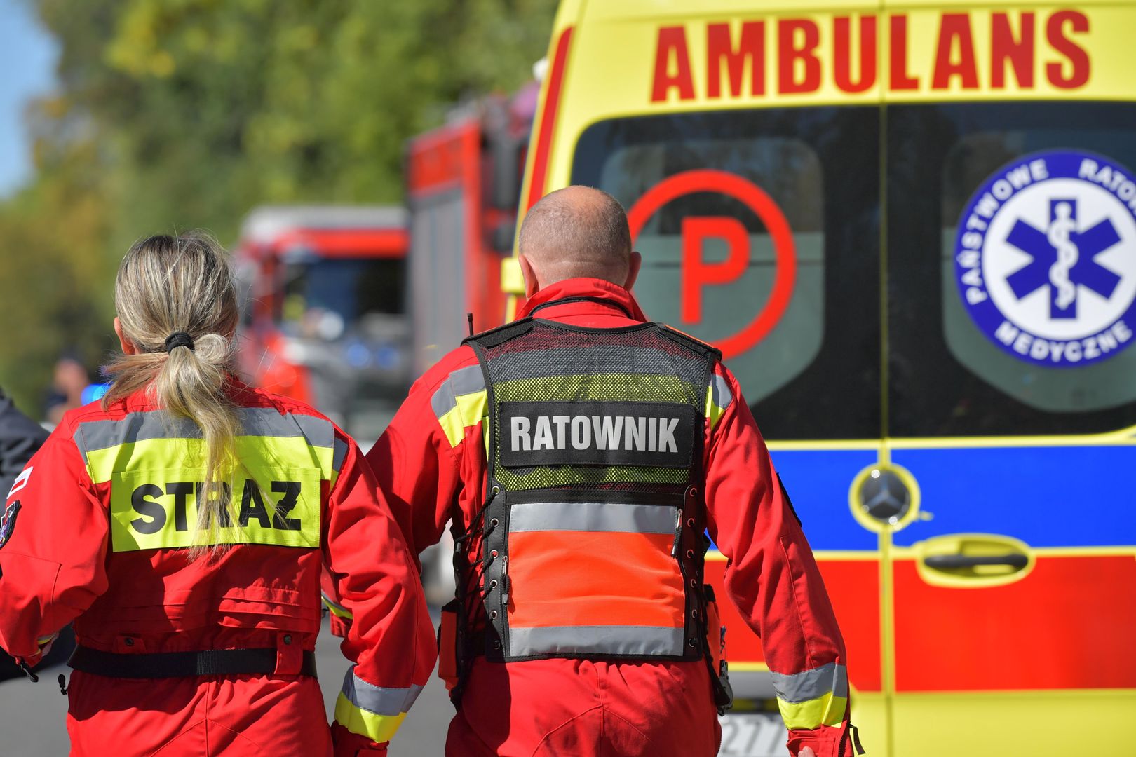 Pożar w bloku mieszkalnym w Wolsztynie. Nie żyje jedna osoba, są ranni