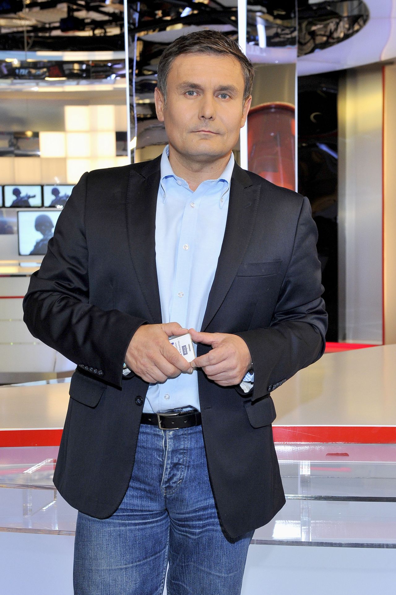 Marek Czyż w TVP w 2013 r.