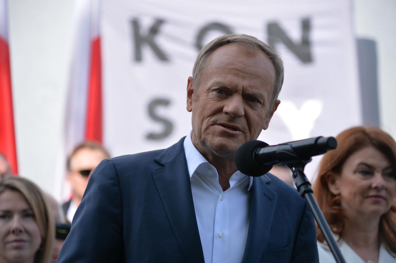 Donald Tusk uderzył w Mariusza Błaszczaka
