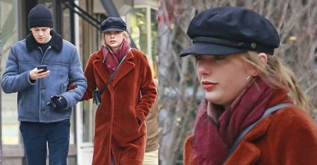 Skromna Taylor Swift na romantycznym spacerze z chłopakiem