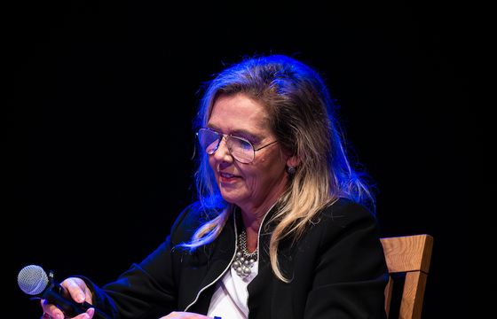 Marianna Dufek prowadzi rozmowy w Teatrze Groteska