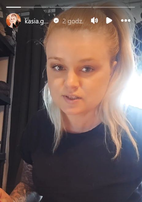 Katarzyna odniosła się do sprawy w relacji na Instagramie