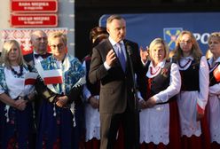 Andrzej Duda w Pajęcznie. "Woleliśmy spowodować inflację"