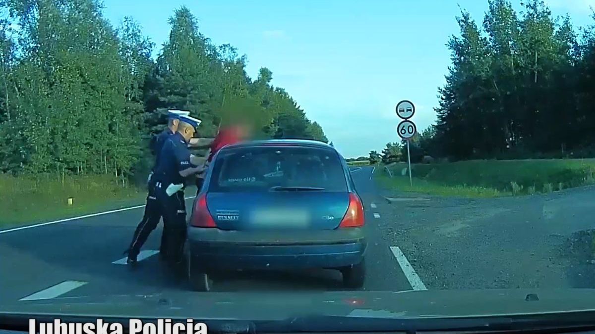 Trzeba było go wyjmować z samochodu, a potem trafił do aresztu.