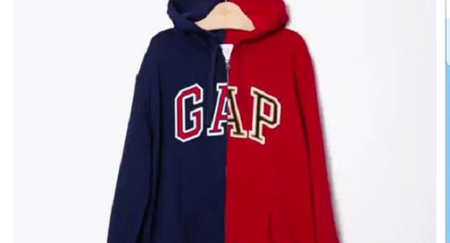 GAP po krytyce usuwa tweet z dwukolorową bluzą