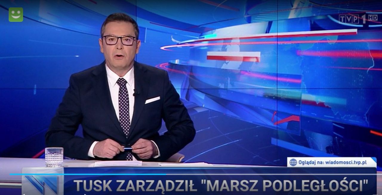 Tak TVP pokazała protesty i Tuska 