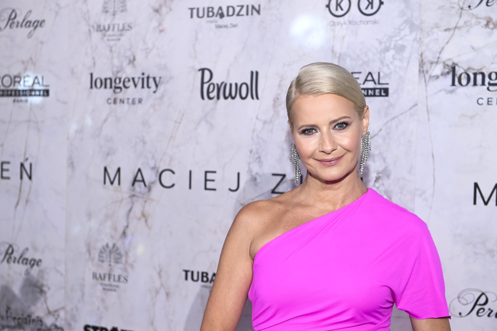 Małgorzata Kożuchowska na pokazie Macieja Zienia