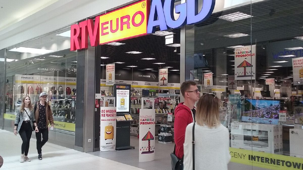 Salon RTV Euro AGD w Galerii Tomaszów w Tomaszowie Mazowieckim