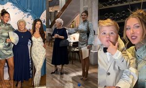 Deynn w mini i z wachlarzem relacjonuje 80. urodziny babci Majewskiego. Na imprezę wpadła też młodsza siostra influencerki (ZDJĘCIA)