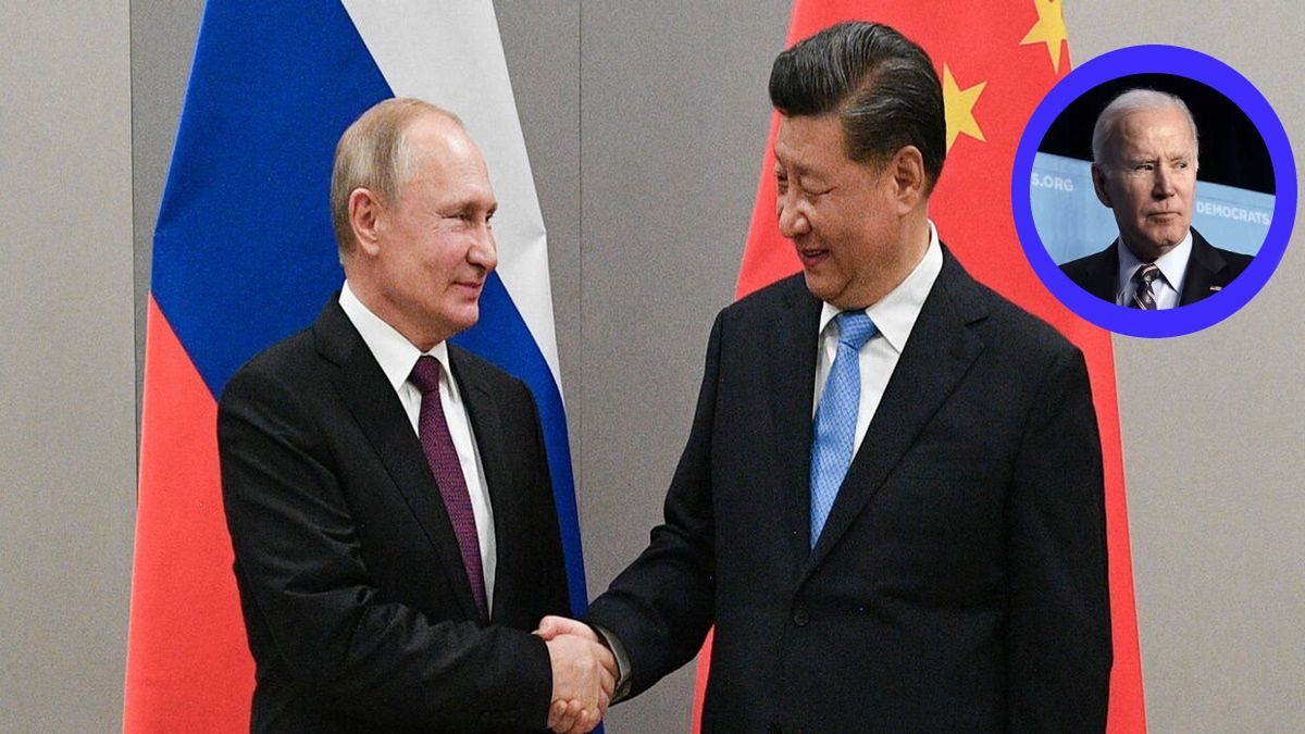 Władimir Putin, Xi Jinping i Joe Biden