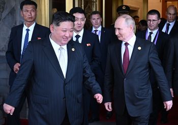 Spięcie między ochroniarzami Putina i Kima. Poszło o temperaturę