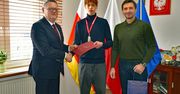 Kolno: Aleksander Banach odebrał nagrodę od burmistrza