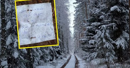 Leśniczy znalazł list z balonem. Przyleciał aż z Francji