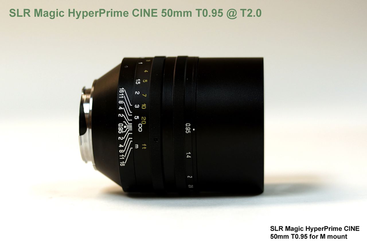 SLR Magic HyperPrime CINE 50 mm f/0,95 - nadchodzi nowa superjasna stałka