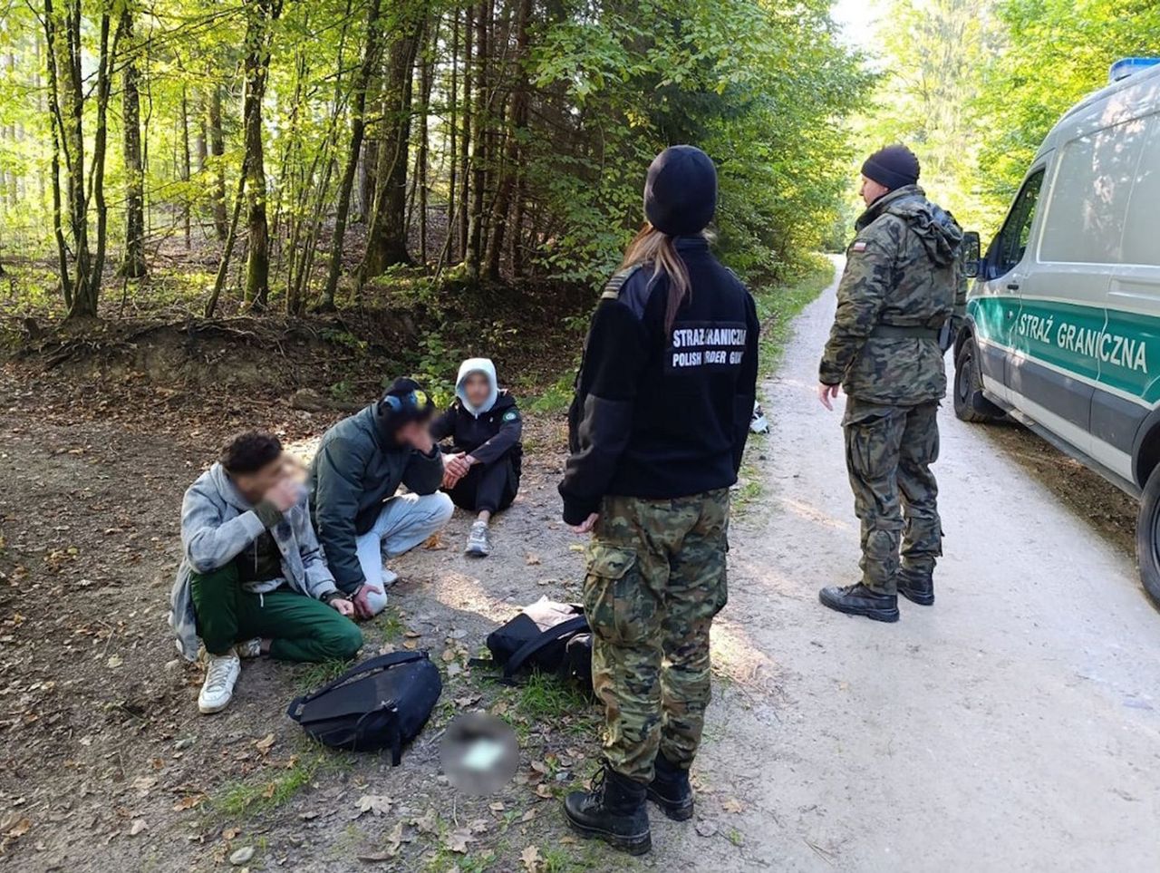 Sejny: Trzej Marokańczycy zatrzymani. Nielegalnie przekroczyli granicę
