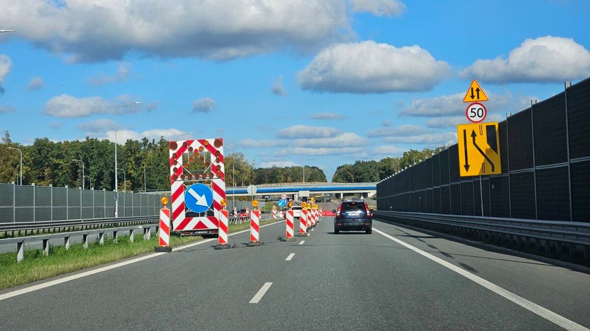 Utrudnienia na S19 przed Lublinem w związku z wymianą asfaltu