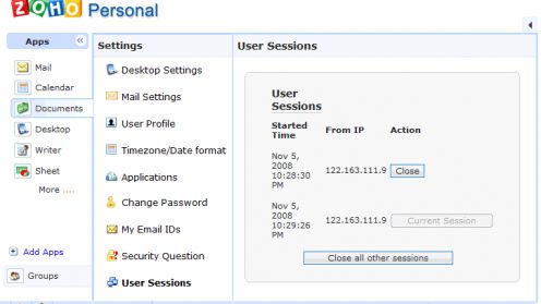 Zamykanie sesji w Zoho w trosce o Twoje bezpieczeństwo 1
