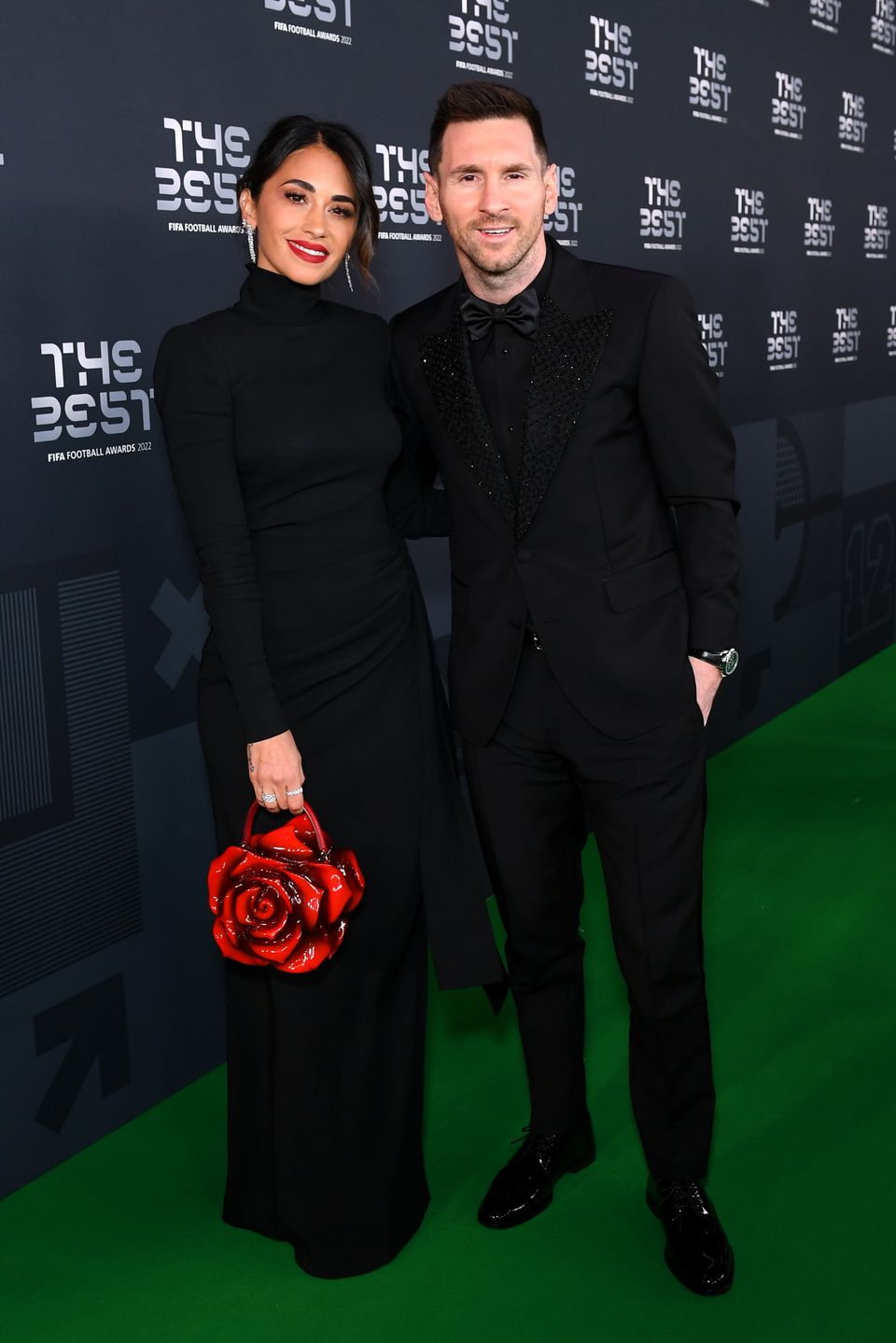 Antonella Roccuzzo i Leo Messi razem na gali