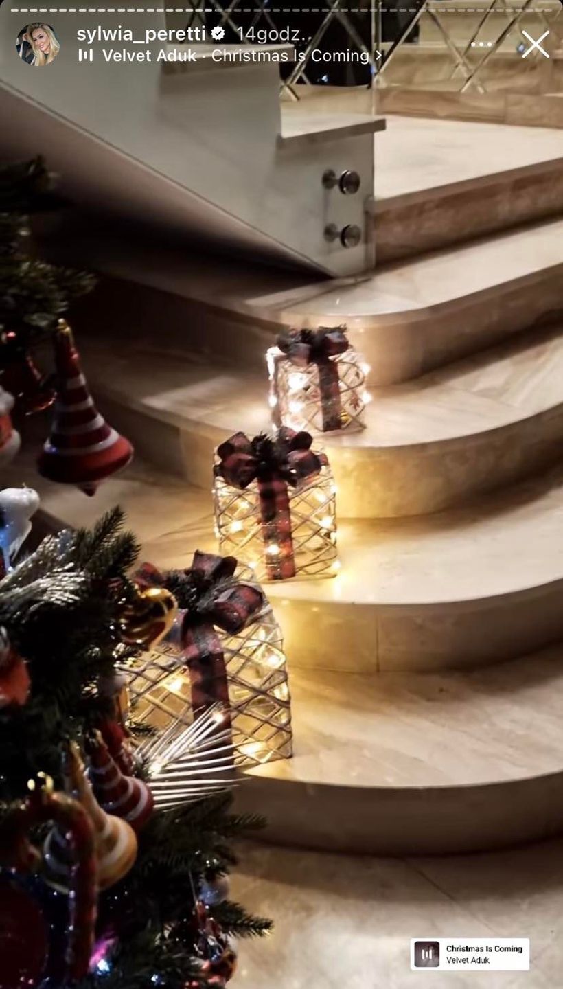 Sylwia Peretti ubrała dom na święta