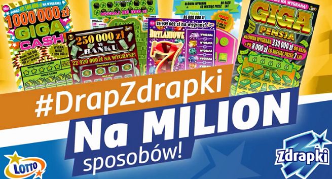 „#DrapZdrapki na milion sposobów” w kampanii Totalizatora Sportowego (wideo)