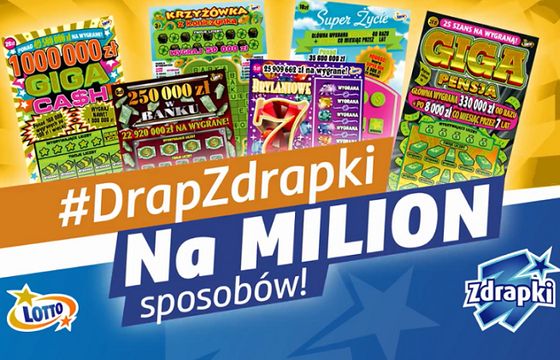 „#DrapZdrapki na milion sposobów” w kampanii Totalizatora Sportowego (wideo)
