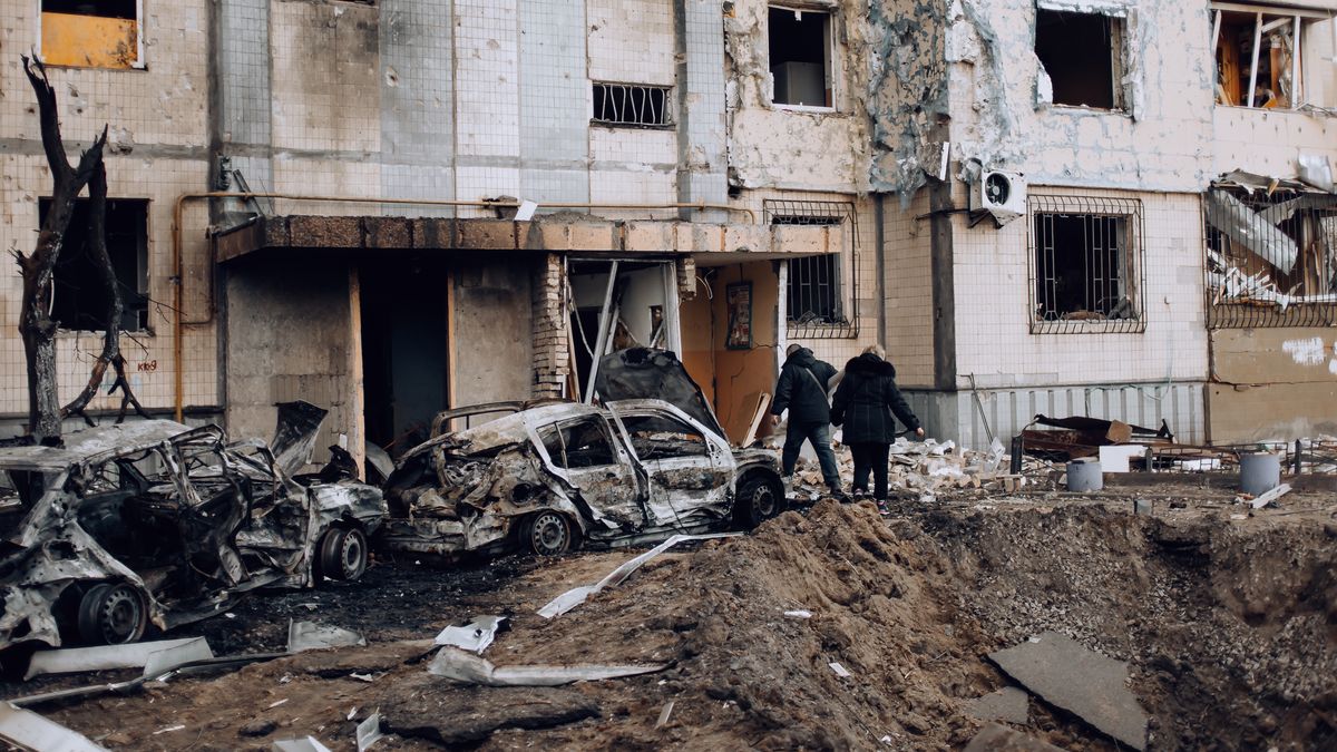 War in Ukraine - Mariupol, 2022.