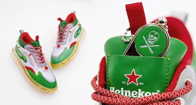 Heineken przedstawia Heinekicks, buty pod picie piwa