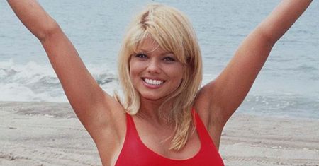 Donna D'Errico ze "Słonecznego Patrolu" kusi w satynowym bikini. Widać, że zaraz skończy... 55 lat?