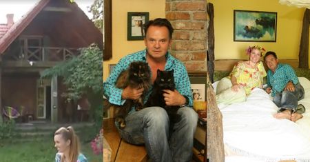 Tak wygląda wiejska chata Piotra Pręgowskiego i jego żony: łoże z palami, piecyk kaflowy i sielankowy ogród (ZDJĘCIA)