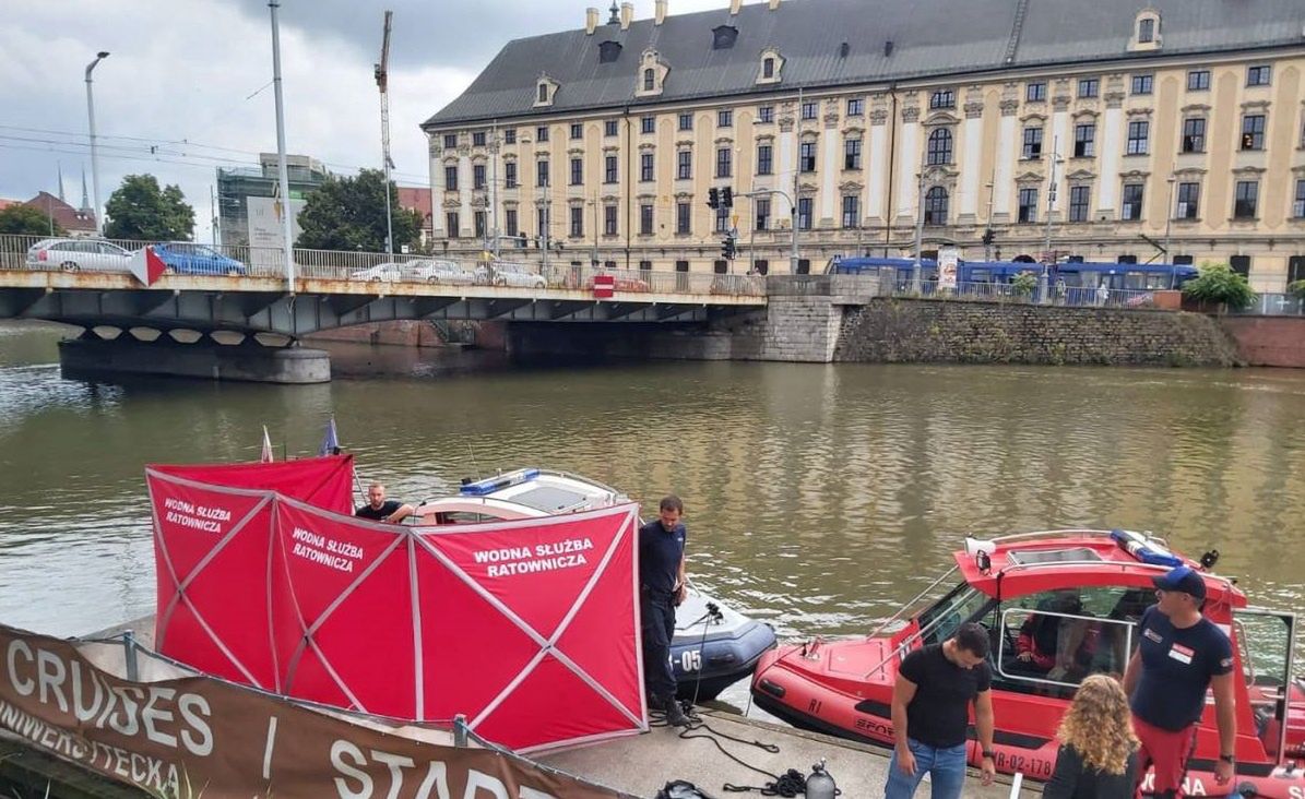 Tragedia we Wrocławiu. Z Odry wyłowiono ciało