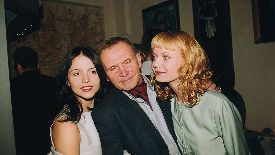 Agnieszka Michalska, Marek Siudym i Olga Borys w 2001 r.