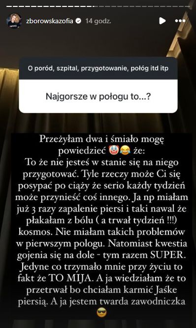 Zofia Zborowska urządziła instagramową sesję Q&A