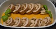 Rolada ze schabu na warzywnym puree. Posmakuje wszystkim