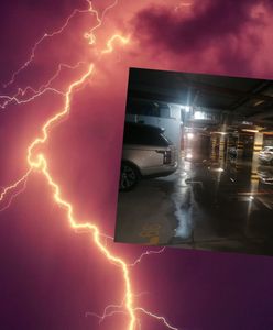 Burza w Warszawie. Zalane ulice, podtopione parkingi