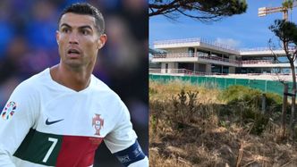 Cristiano Ronaldo buduję nową willę. Sąsiedzi są wściekli: "Ulica jest zamknięta od miesięcy przez tę piramidę (WIDEO)