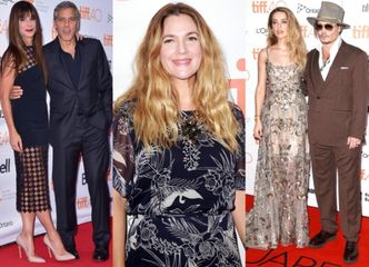 Depp z żoną, Clooney z Sandrą Bullock i Drew Barrymore w Toronto (ZDJĘCIA)