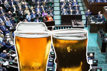 Sejm uchwalił zakaz reklam alkoholu, fot. unsplash i PAP