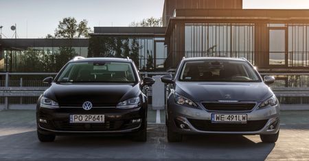 Volkswagen Golf Variant vs Peugeot 308 SW - zdjęcia, wnętrze
