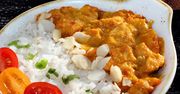 Kurczak w sosie korma z warzywami. Szybki i pyszny pomysł na obiad