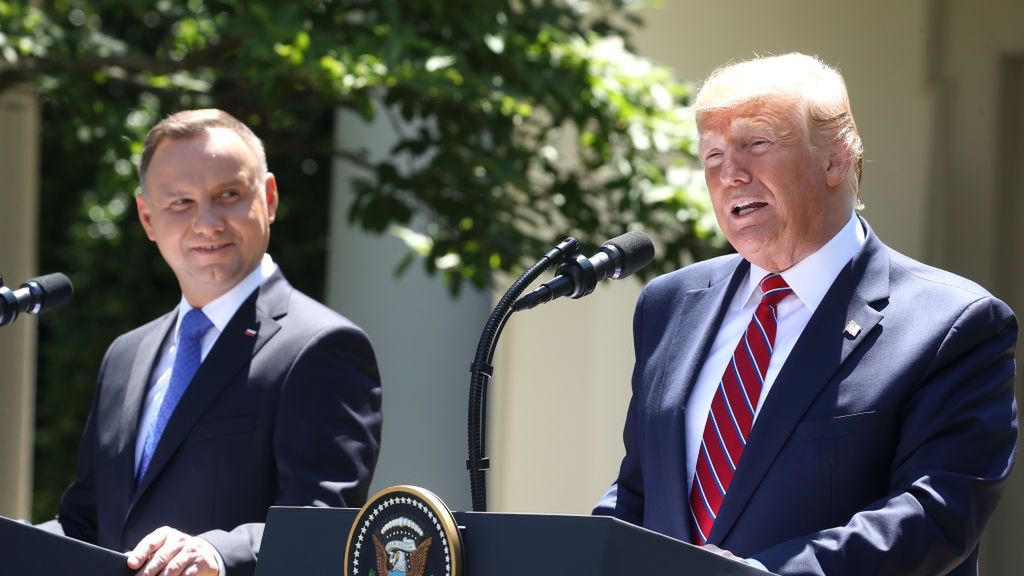 Donald Trump podziękował Andrzejowi Dudzie.