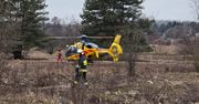 15-latek rozbił się w Chojnowskim Parku Krajobrazowym. Interweniował śmigłowiec LPR