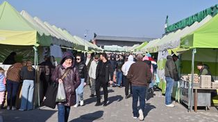 Białystok: Tłumy na giełdzie przy Andersa. Niedzielny handel przyciągnął mieszkańców: samochody, starocie, owoce, warzywa. Czy jest drożej? Zobacz ceny