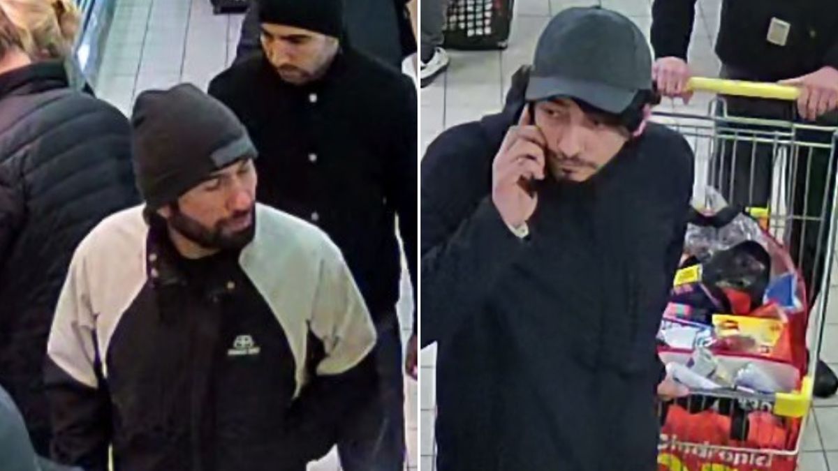 Policjanci poszukują sprawców kradzieży w Biedronce.