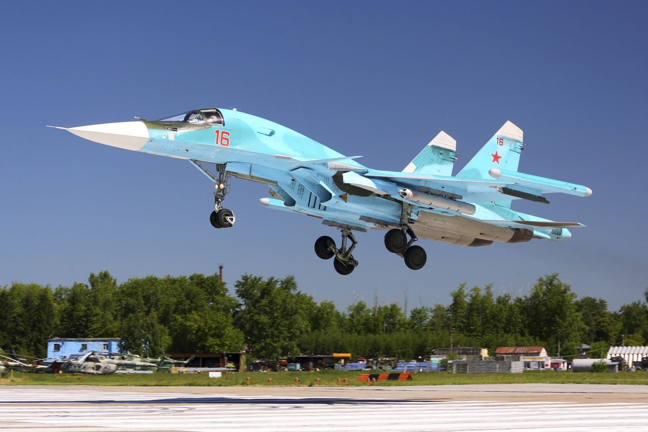 Rosyjski samolot Su-34 